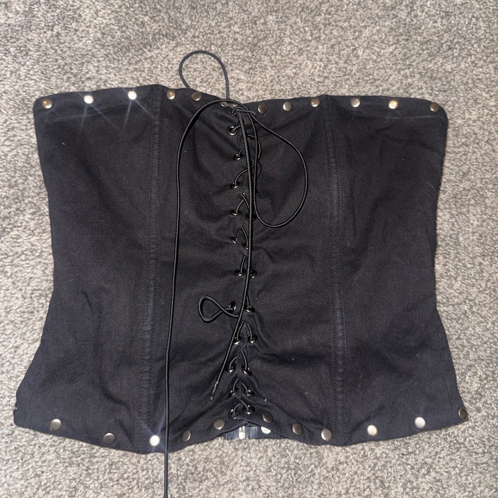White Fox Better Than Revenge Bustier Black
